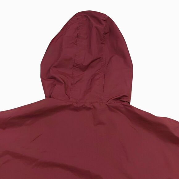 Port Authority Jacket Mens Small Burgundy Full Zip Lined Nylon Preppy University - Picture 5 of 12